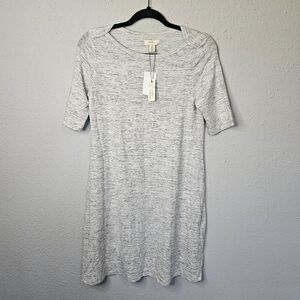 Cupio Blush Tee‎ Shirt Dress Size Small Gray Stretchy Soft Loungewear